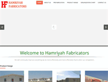 Tablet Screenshot of hamriyahfab.com